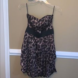 Animal print dress